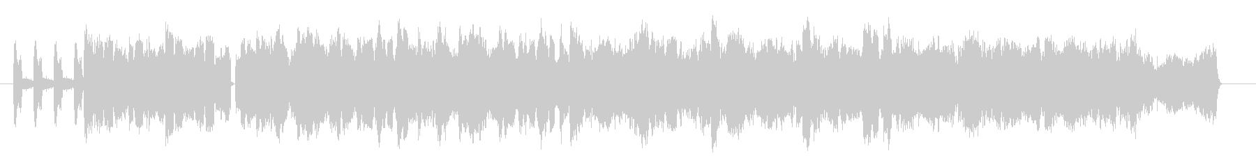 Techno music that the complex beat is impressive's unreproduced waveform