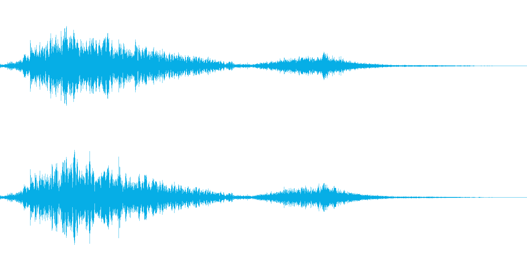 斬撃音!(刀や剣で斬る/刺す効果音)13の再生済みの波形