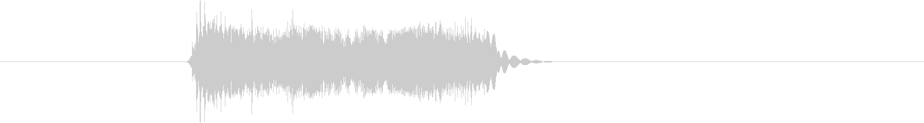 チューインチュ(敵に攻撃されるような音)の未再生の波形