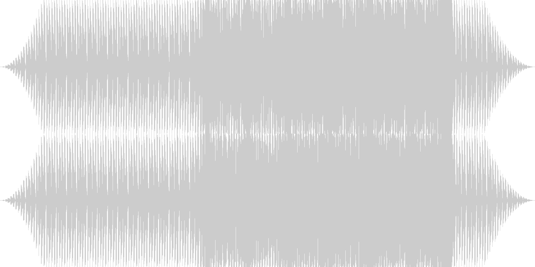 怪しい雰囲気のテクノ。の未再生の波形