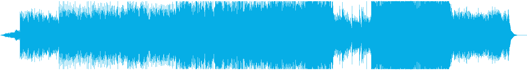 アコギを使用したゆったりとした映像的な曲の再生済みの波形