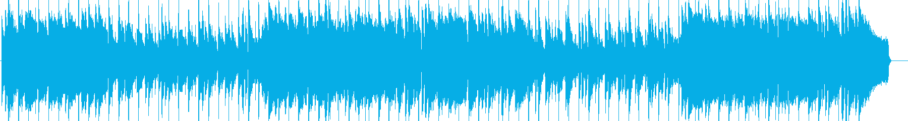 田舎のゆったりした感じをイメージした曲の再生済みの波形