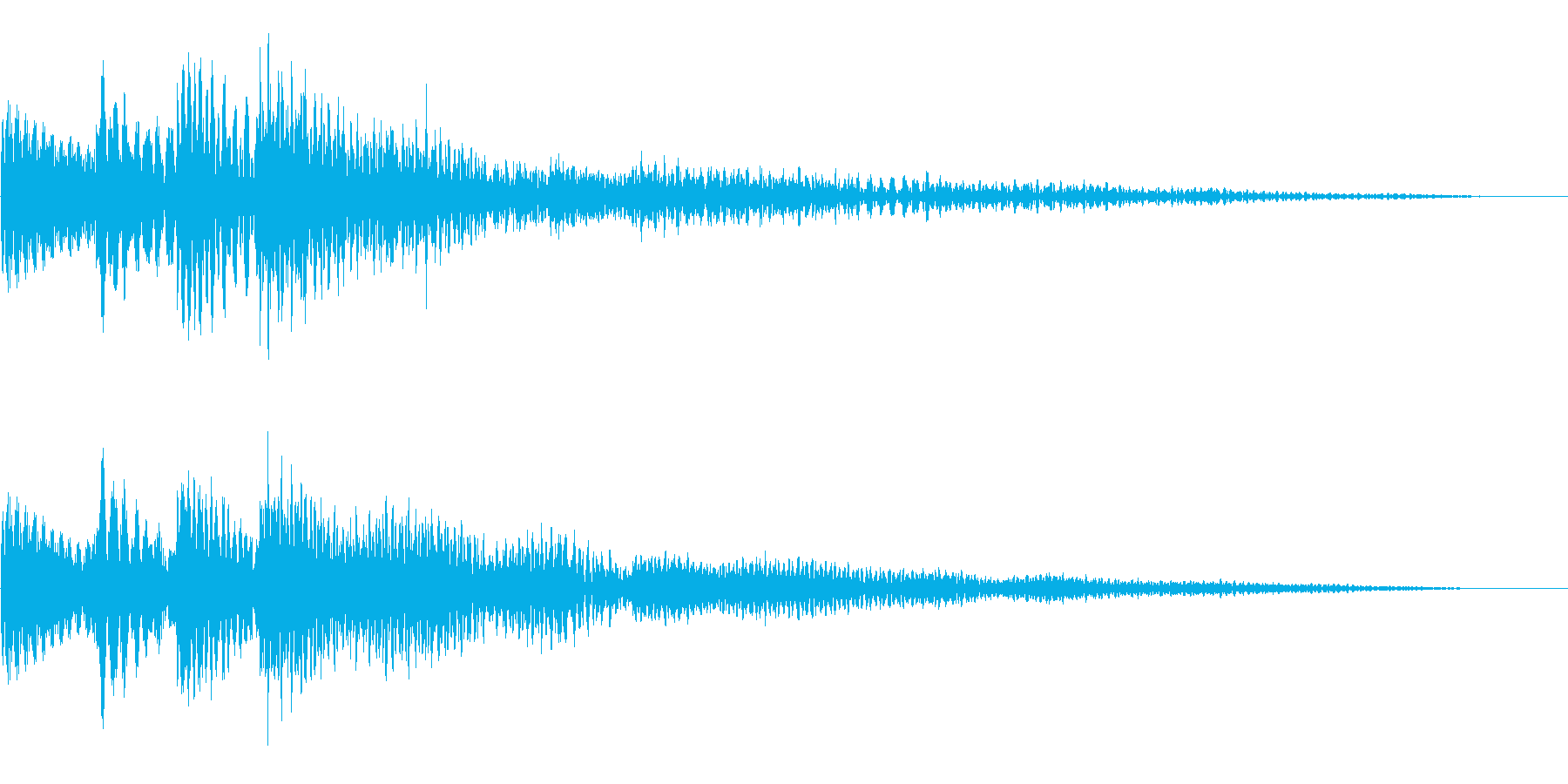 ソフトでクリアなボタン音です。の再生済みの波形