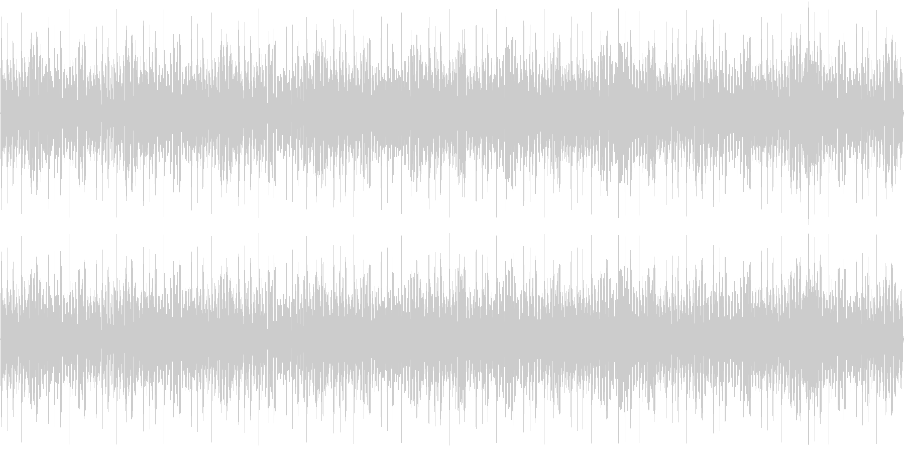 クラブBGM、DJライブBGMの未再生の波形