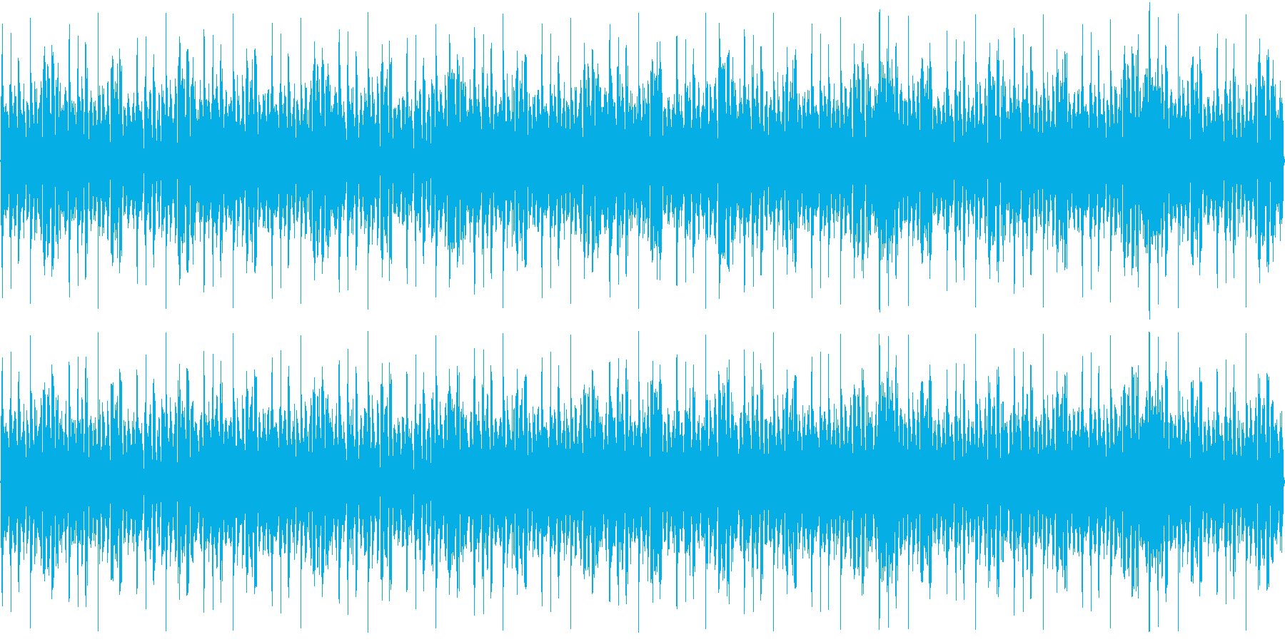 クラブBGM、DJライブBGMの再生済みの波形
