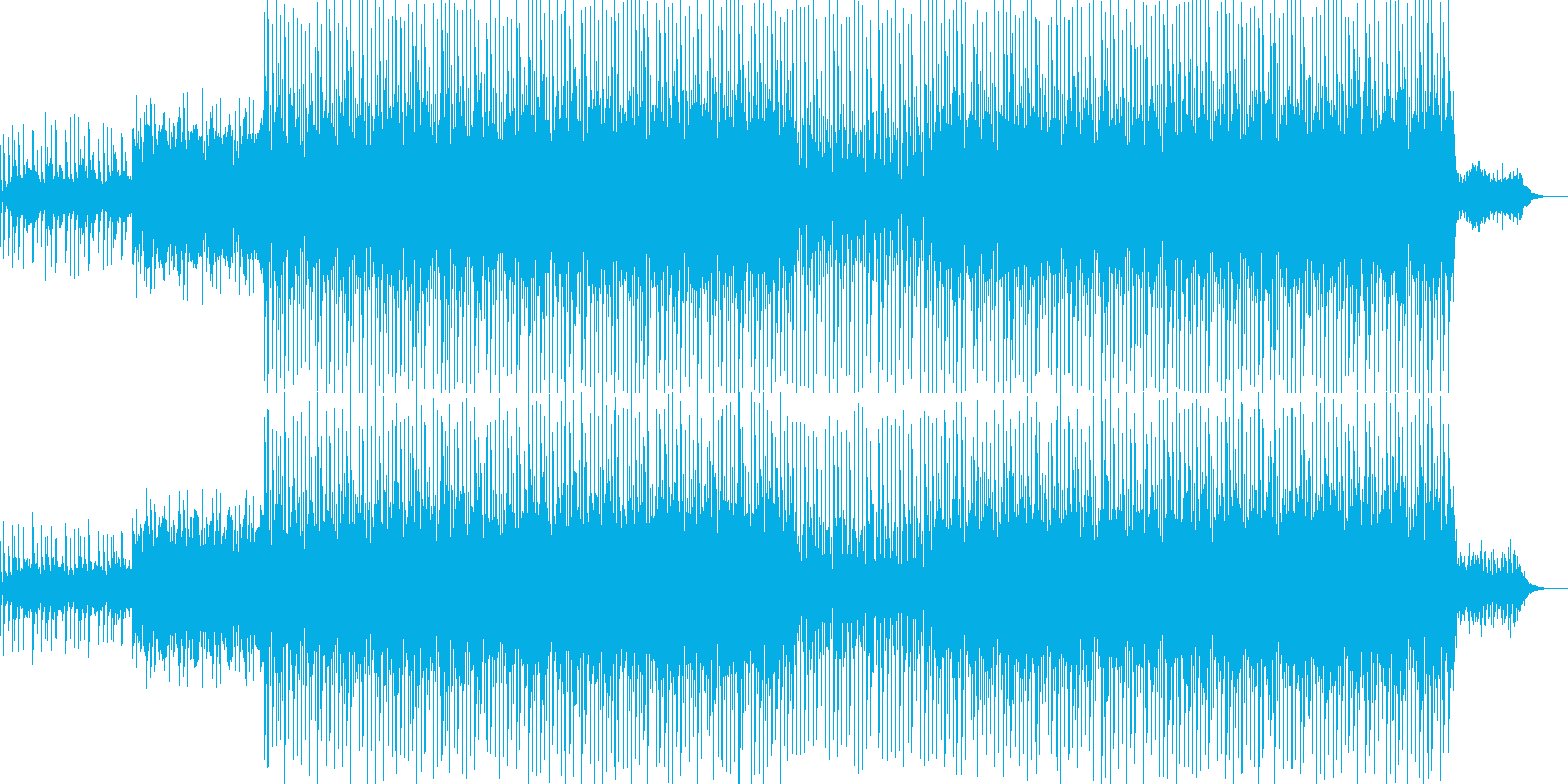 EDMクラブ系ダンスミュージック-27の再生済みの波形