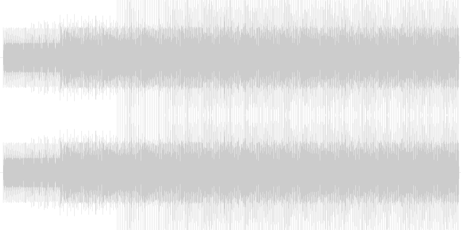 チープで軽快な電子音 レース 徒競走の未再生の波形