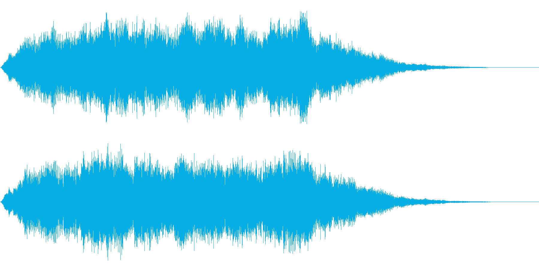 神秘的な音ですの再生済みの波形