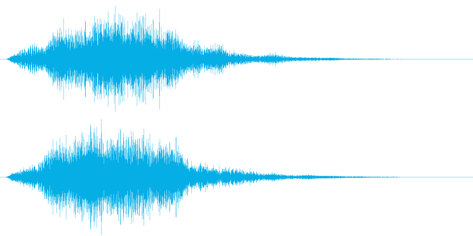 アイテム獲得音の再生済みの波形
