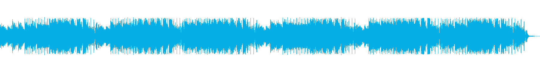 リンゴの木をイメージした感じの曲の再生済みの波形