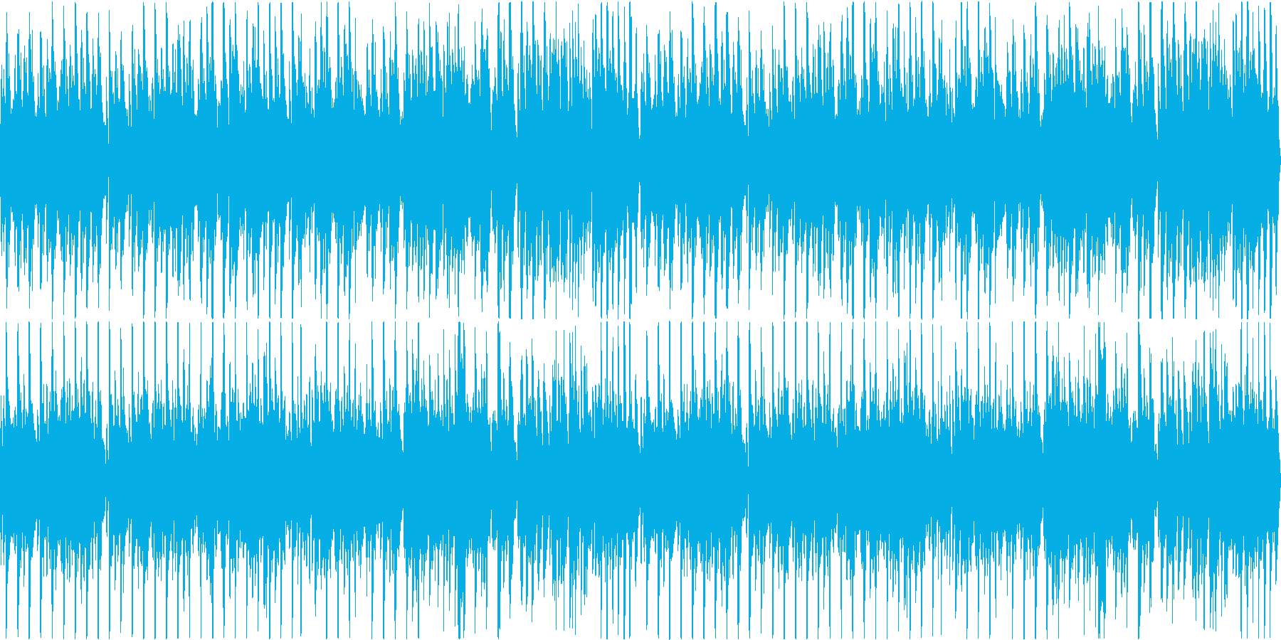 ほのぼのとしたオーケストラBGMループ可の再生済みの波形