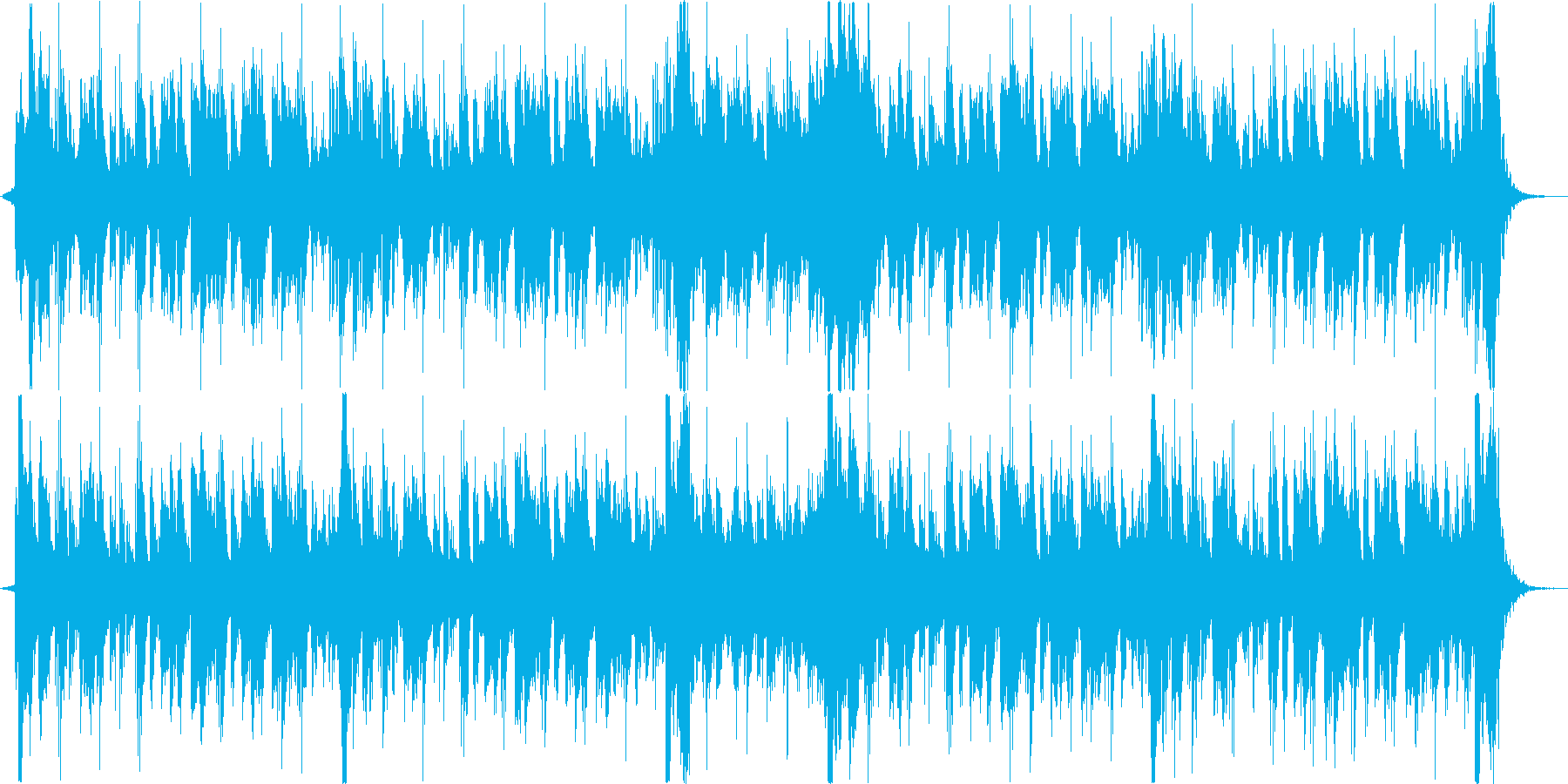 ホーンセクションのファンキーなジングルの再生済みの波形