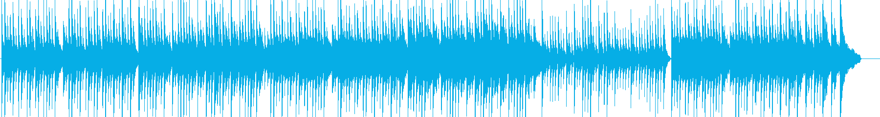 リゾートで過ごすゆったりとしたBGMの再生済みの波形