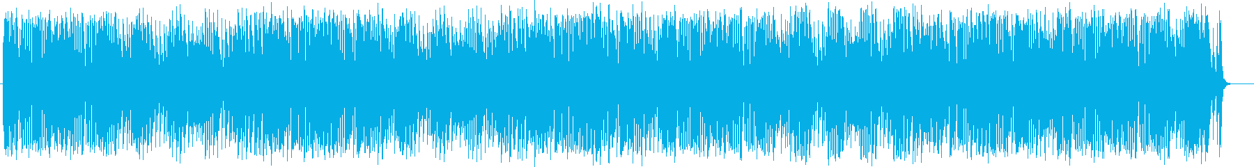 おしゃれなシンセ・ピアノなどのポップ曲の再生済みの波形
