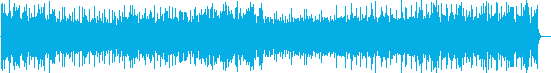メロディやリズムがダイナミックに響く楽曲の再生済みの波形