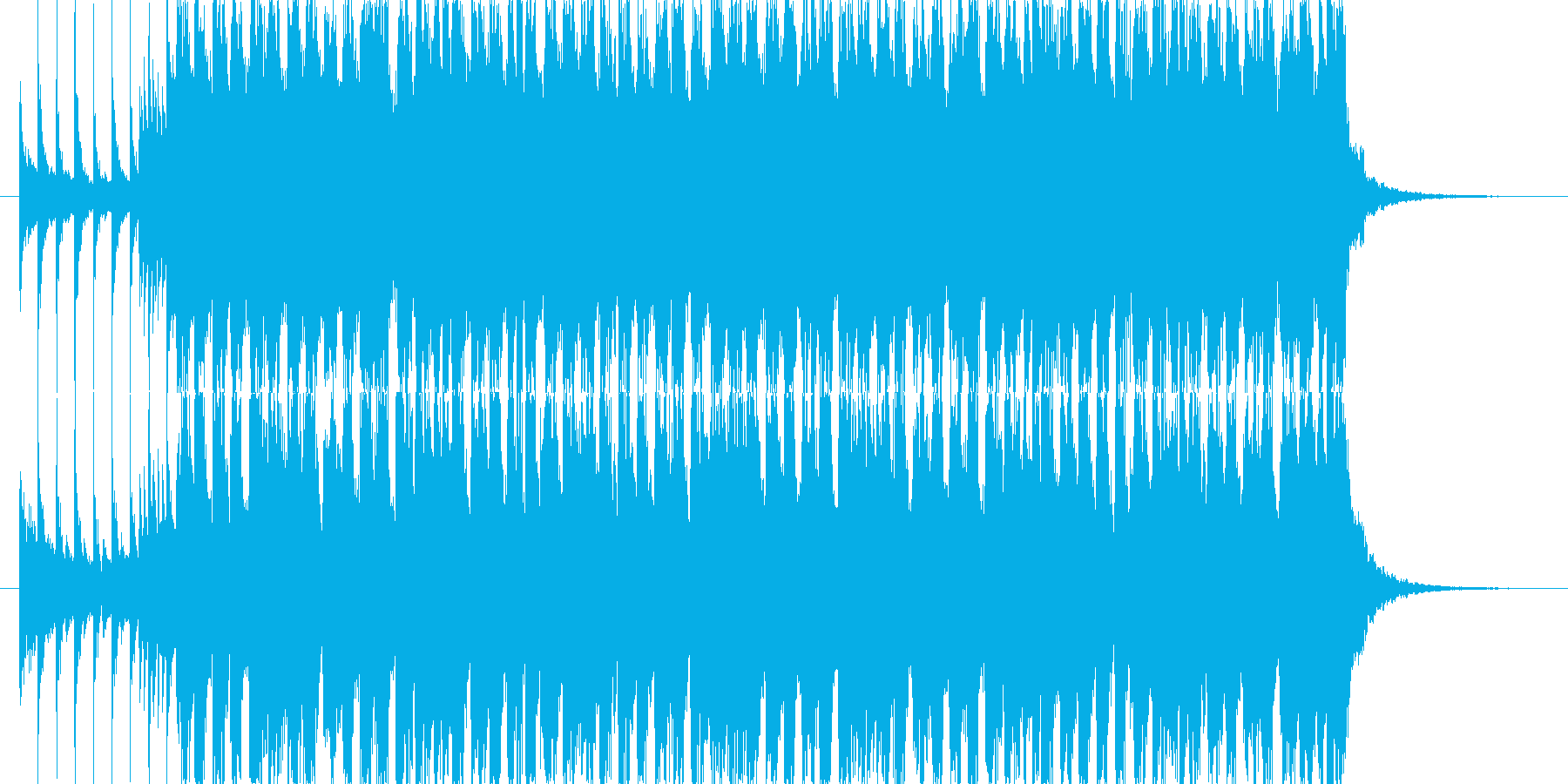 疾走感のあるギターロックポップの再生済みの波形