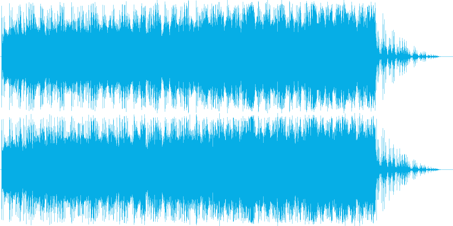 哀愁あるストリングスによる壮大な楽曲の再生済みの波形