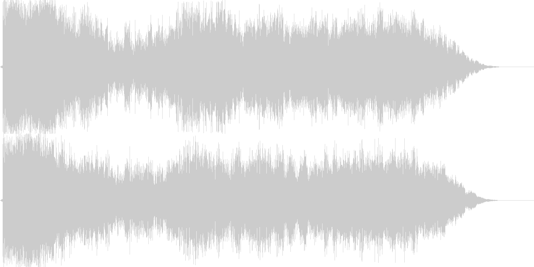 ギューーーン!(パワーアップする音)の未再生の波形