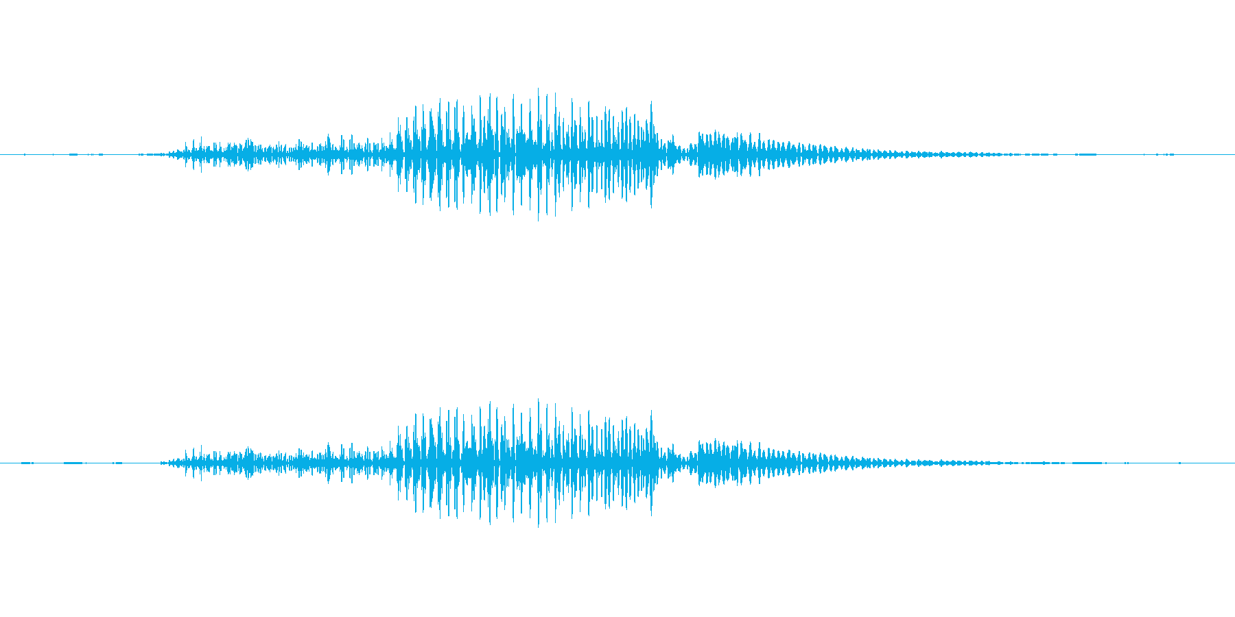 大人が咳払いした音です。の再生済みの波形