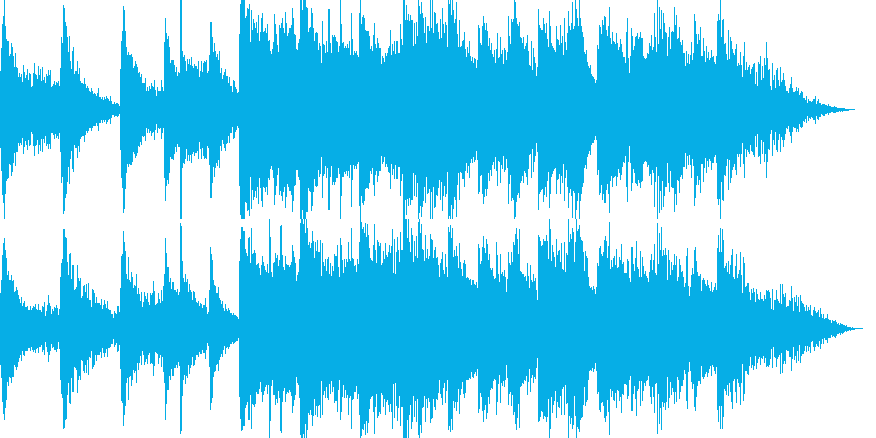大地が割れる時【ピアノ曲・オープニング】の再生済みの波形