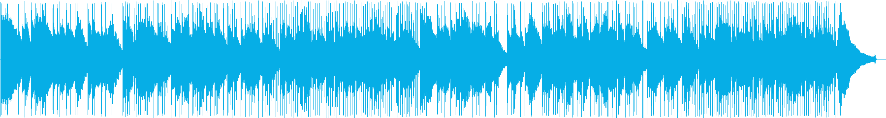 A gentle bossa nova-style acoustic song's reproduced waveform