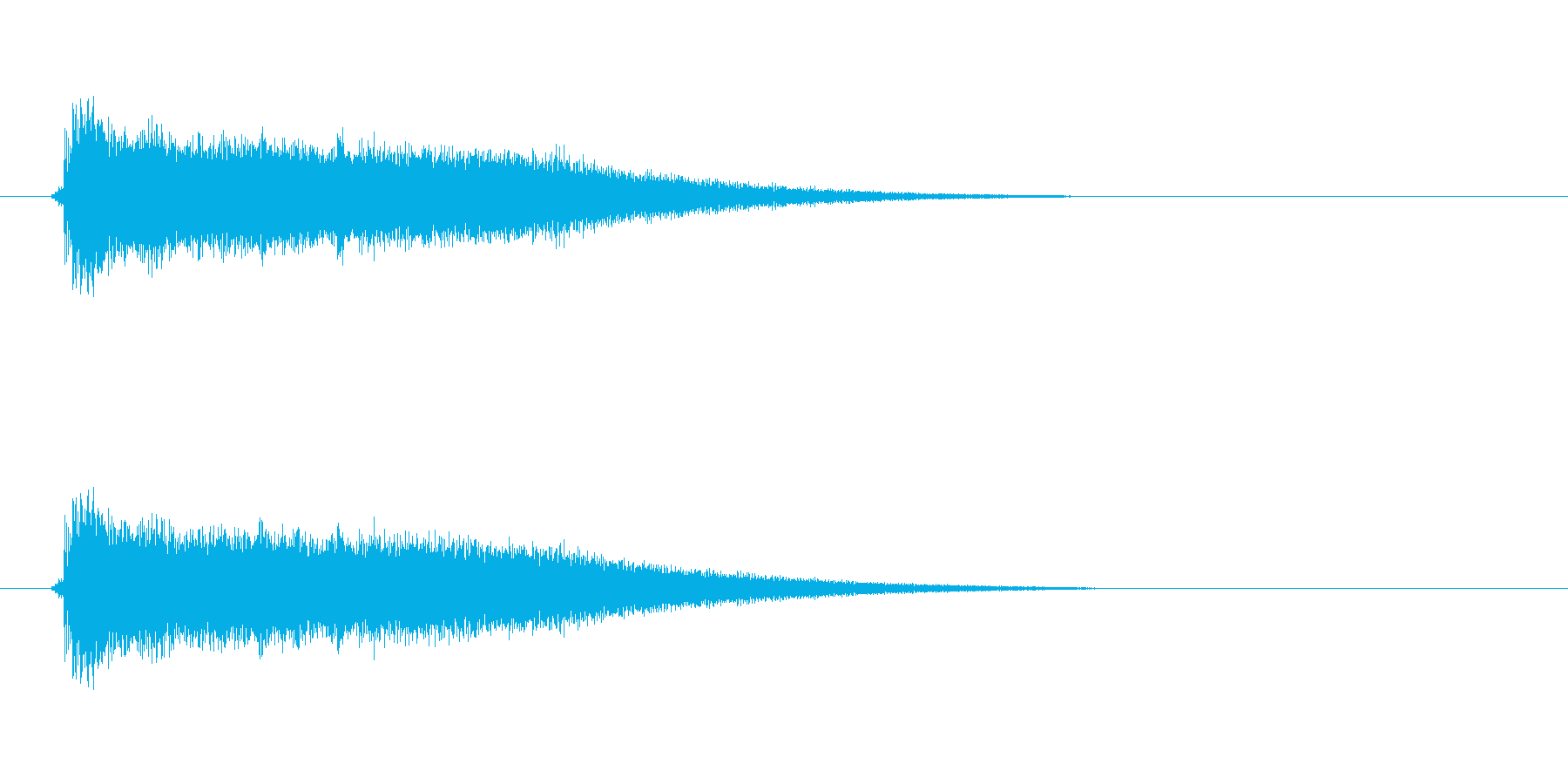 ギターが渋めのロックの再生済みの波形