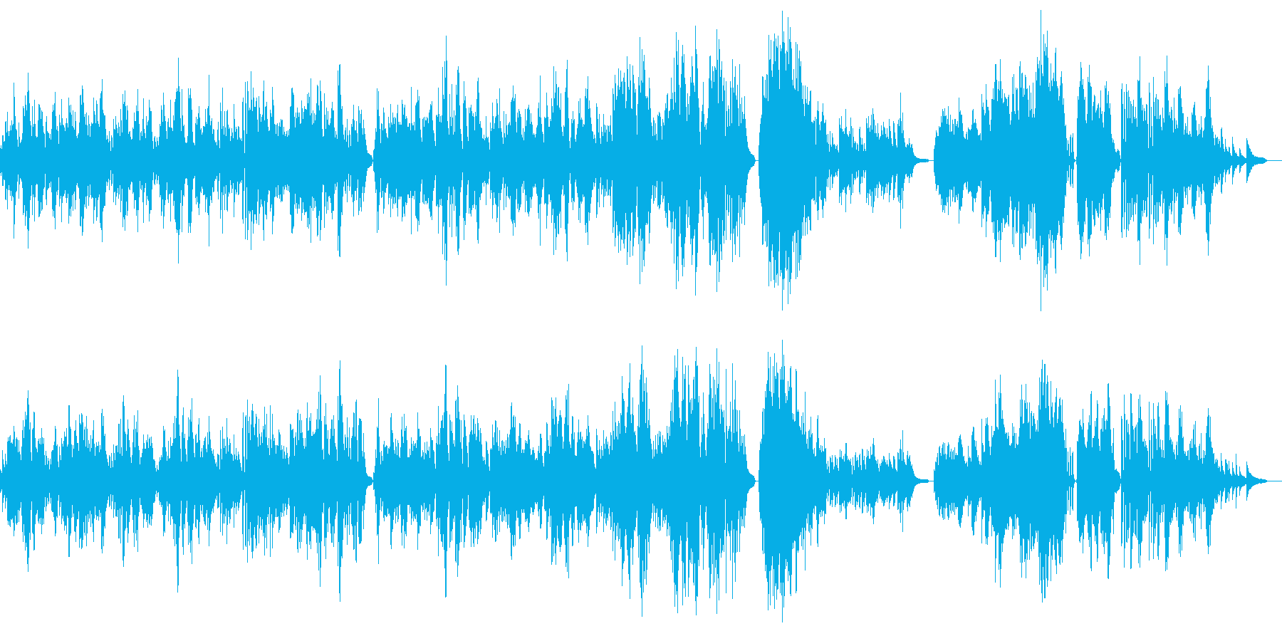 クラシックのワルツです。ソロピアノ曲。の再生済みの波形