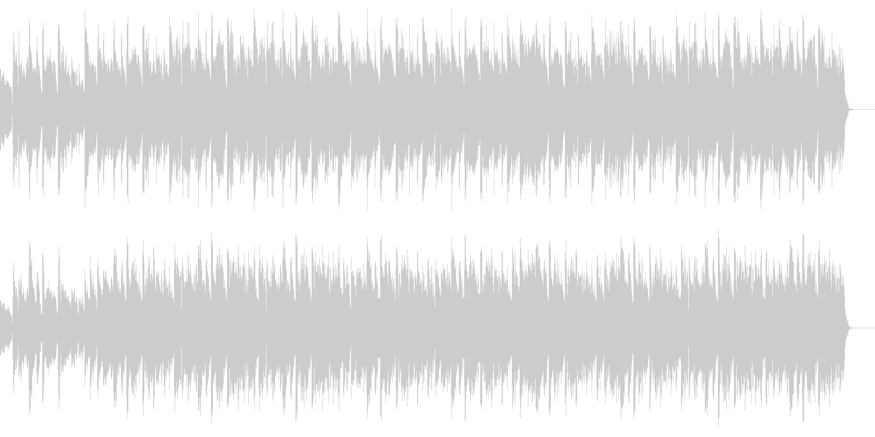 BGMに合いそうな優しい音楽の未再生の波形