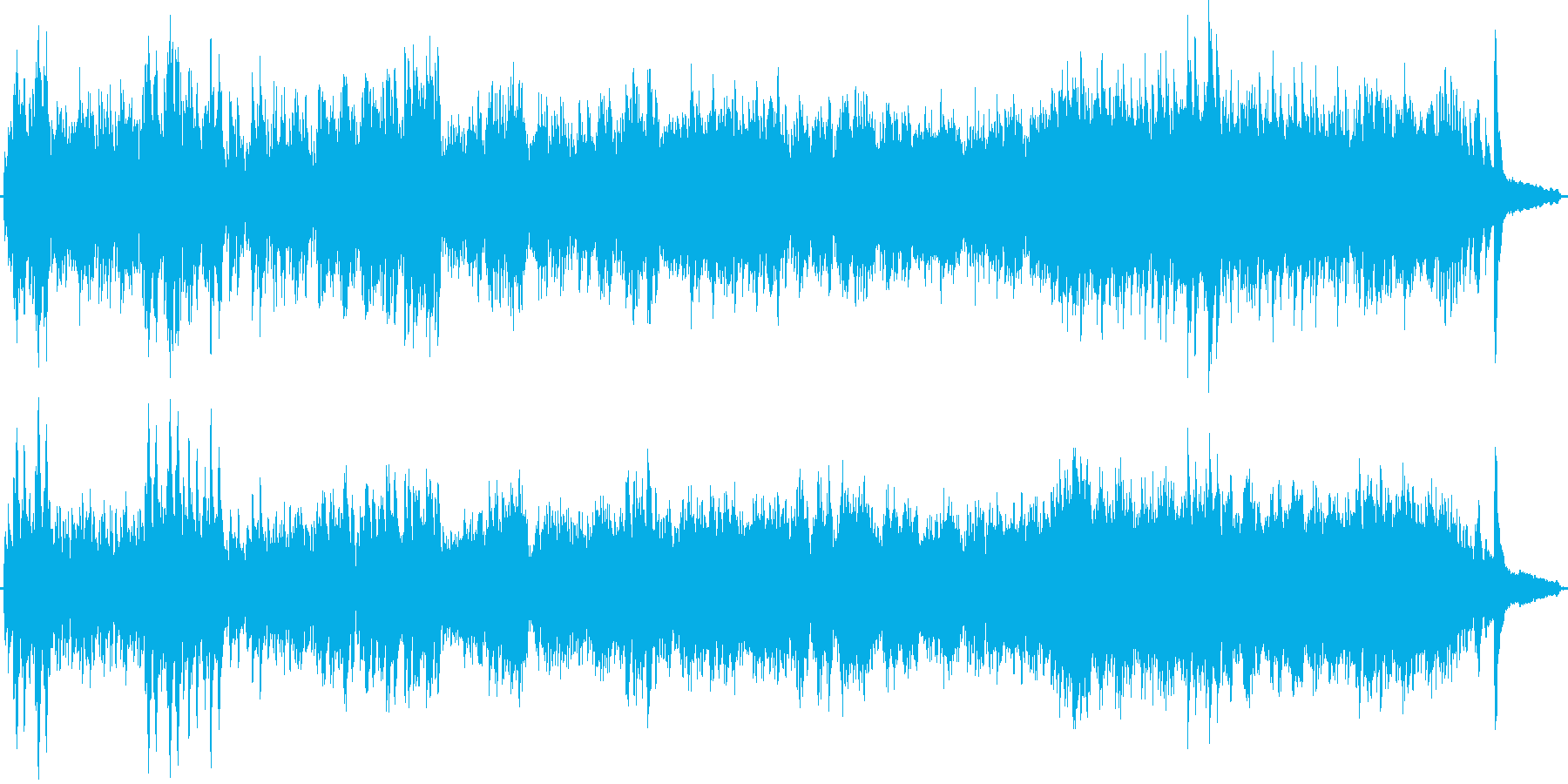 グノーのアベマリアの原曲をピアノ演奏での再生済みの波形