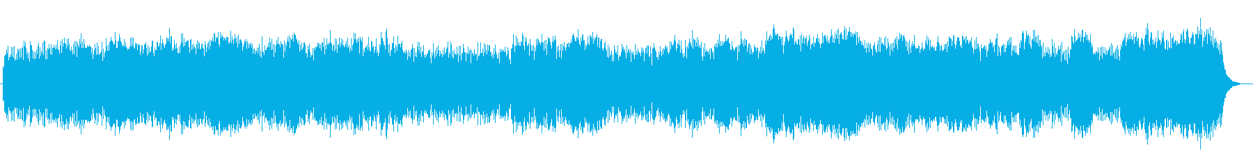 悠久の時の流れを感じさせる神秘的な曲の再生済みの波形