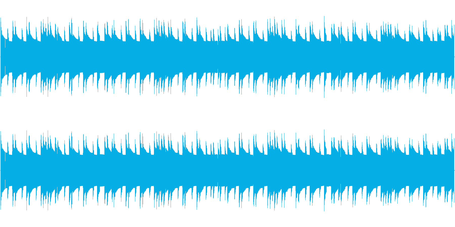 チップチューンの短いジャズループ2の再生済みの波形