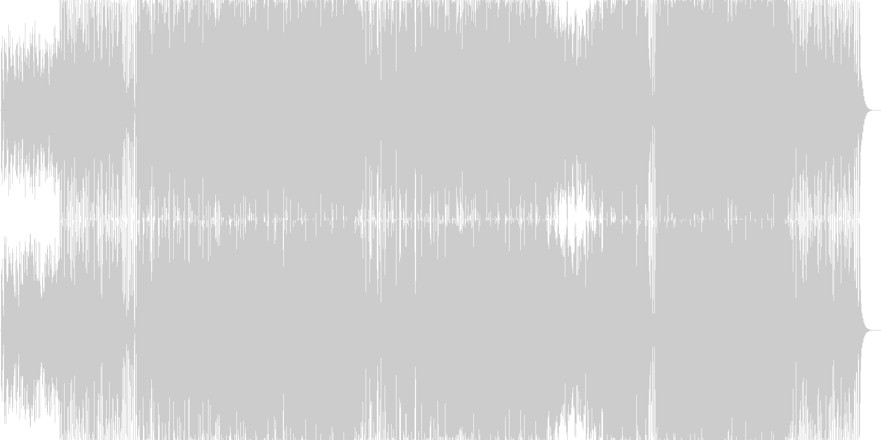 切ない雰囲気の曲。歌詞に哀愁がある。の未再生の波形