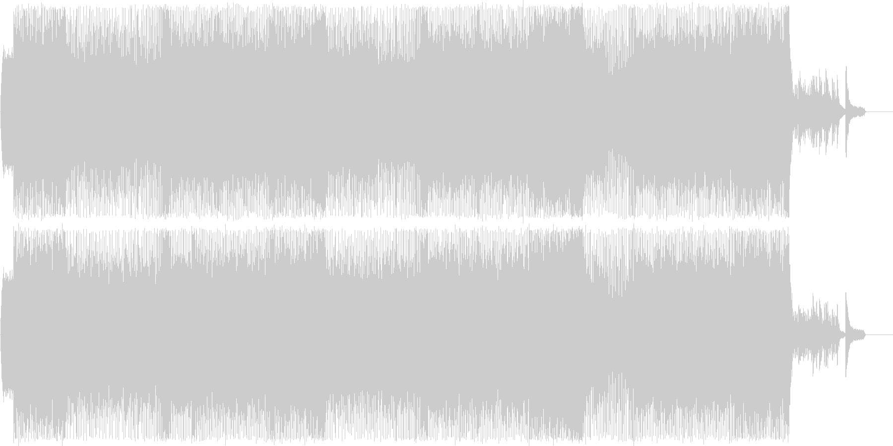 POP/EDM/Piano/ロックギターの未再生の波形