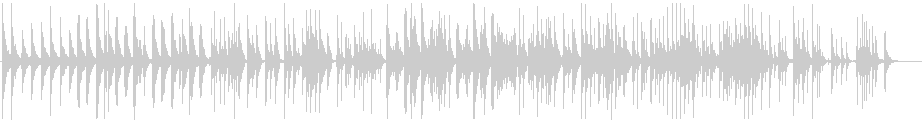 ウクレレのような音で哀愁を感じさせる曲の未再生の波形
