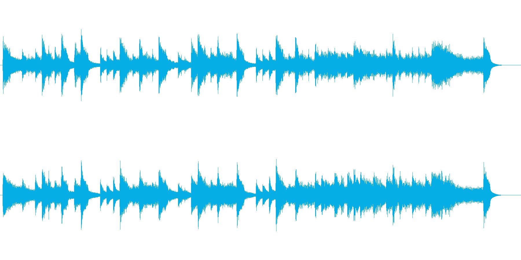 高音質♪和風出囃子ジングルインディアン風の再生済みの波形
