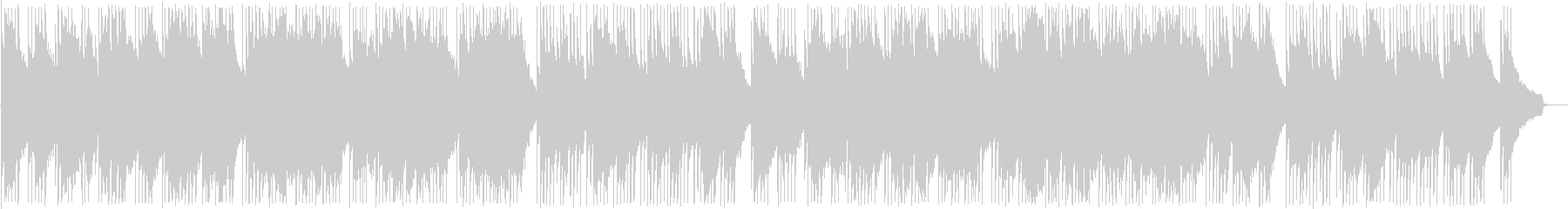 Bossa nova with a pleasant guitar tone's unreproduced waveform