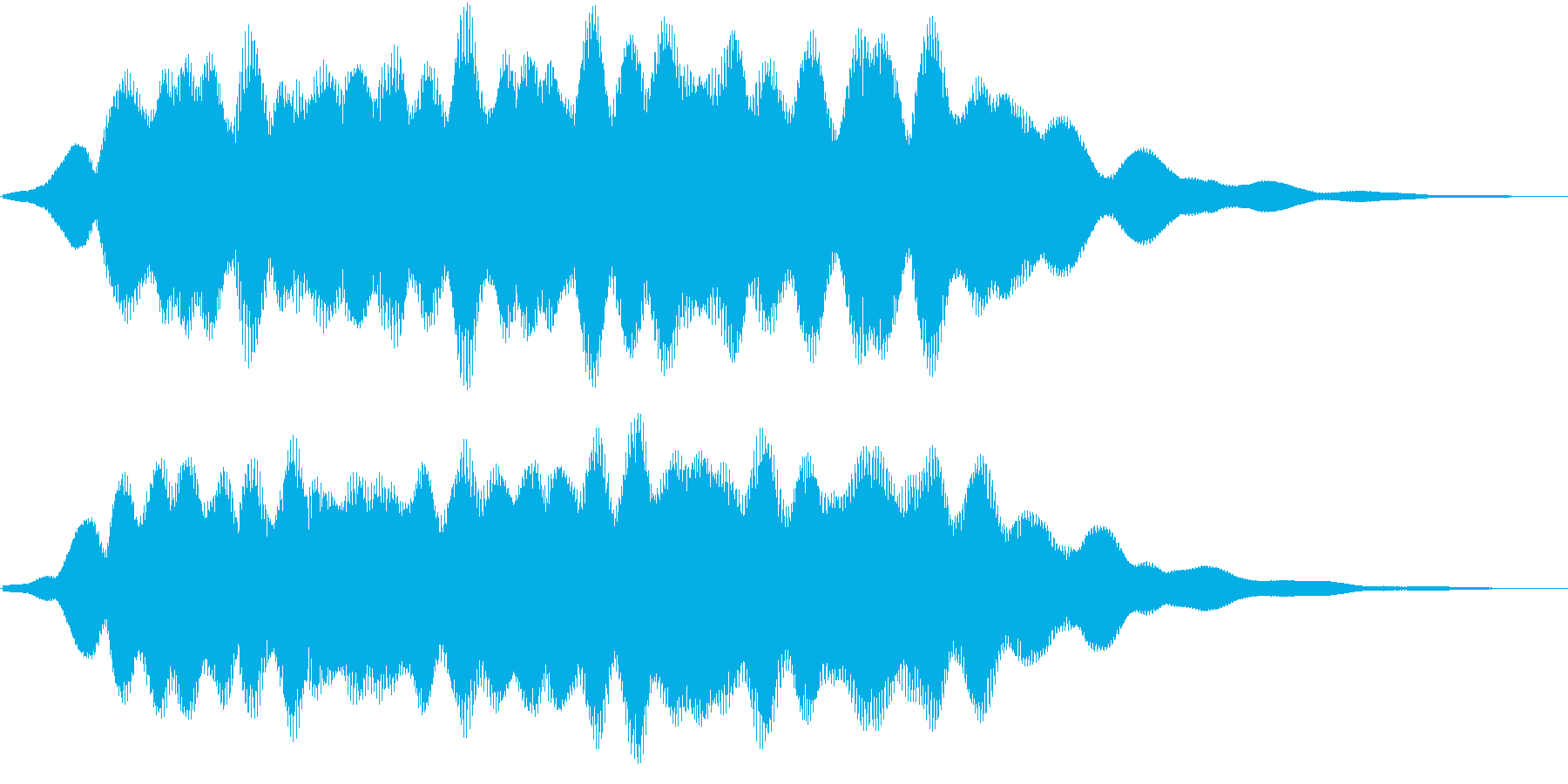 空間的なパッドの効果音です。の再生済みの波形