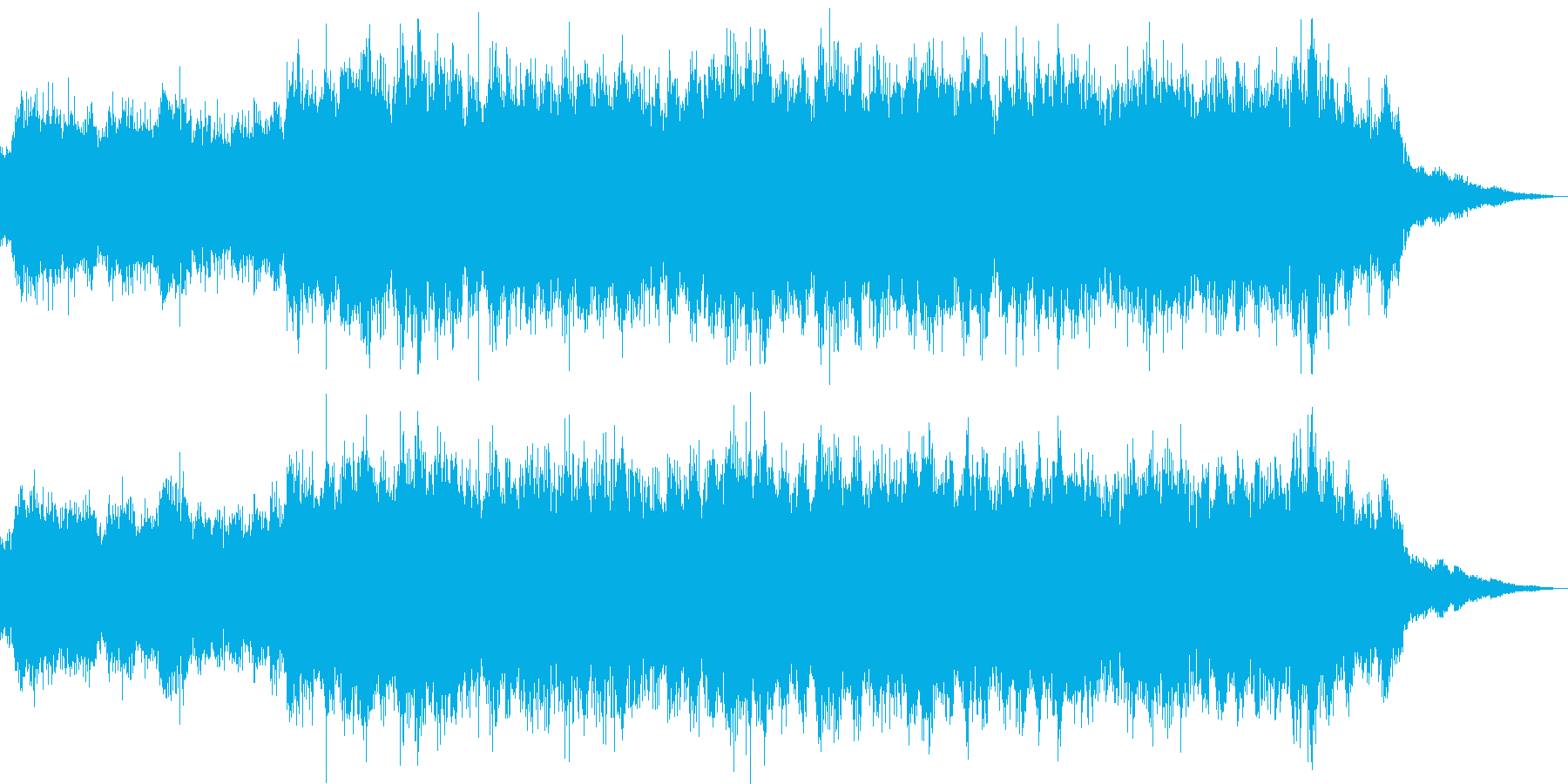 ものすごい強風時の効果音です。の再生済みの波形