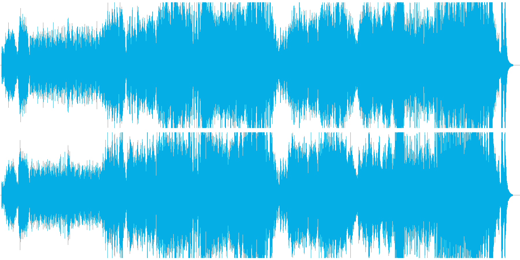 オーケストラサウンドのゲーム音楽です。の再生済みの波形