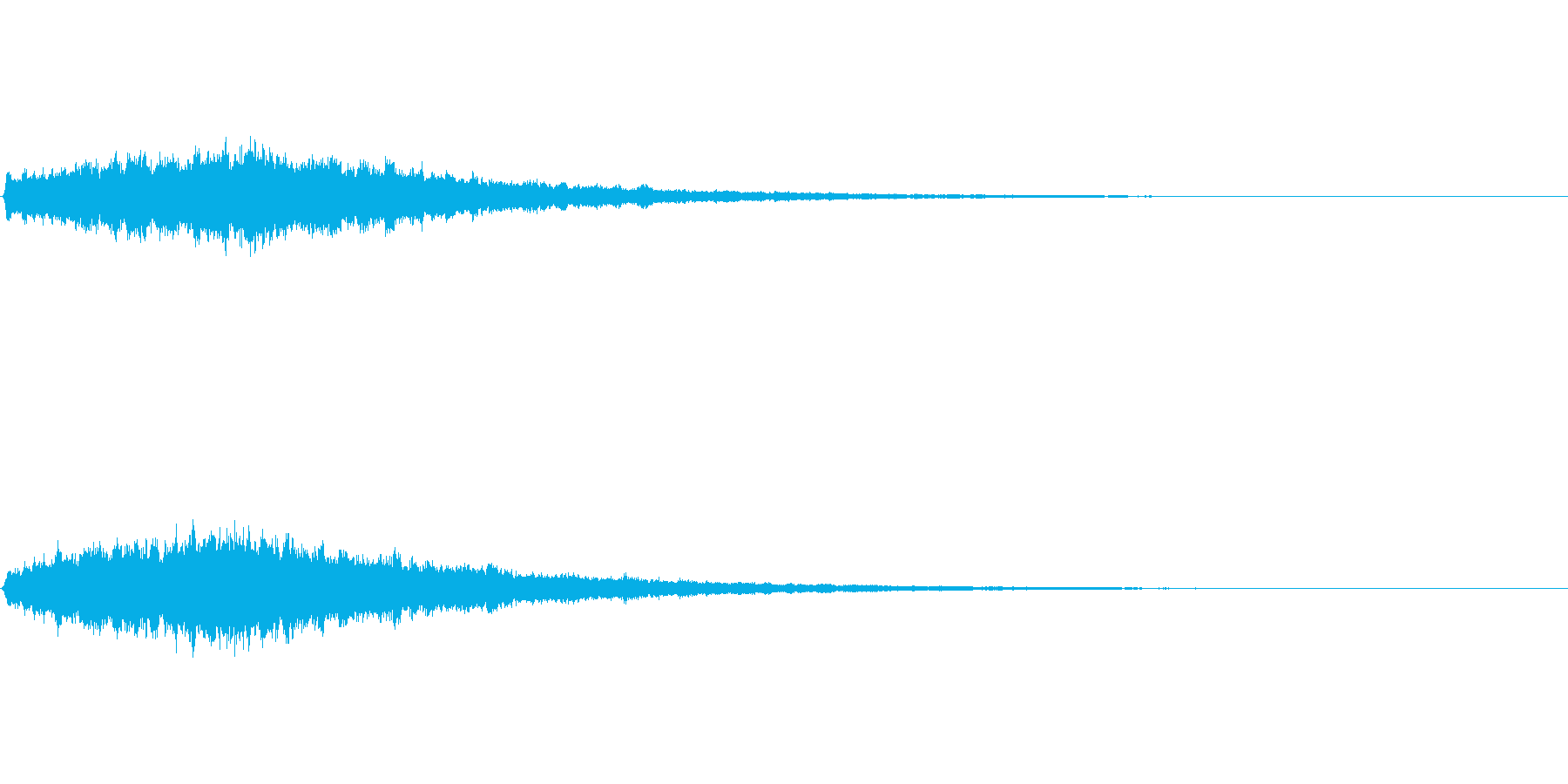 神秘的な音ですの再生済みの波形