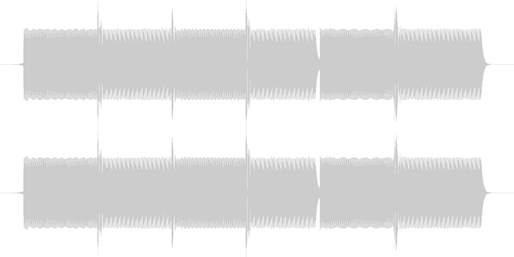 正解の時の効果音の未再生の波形