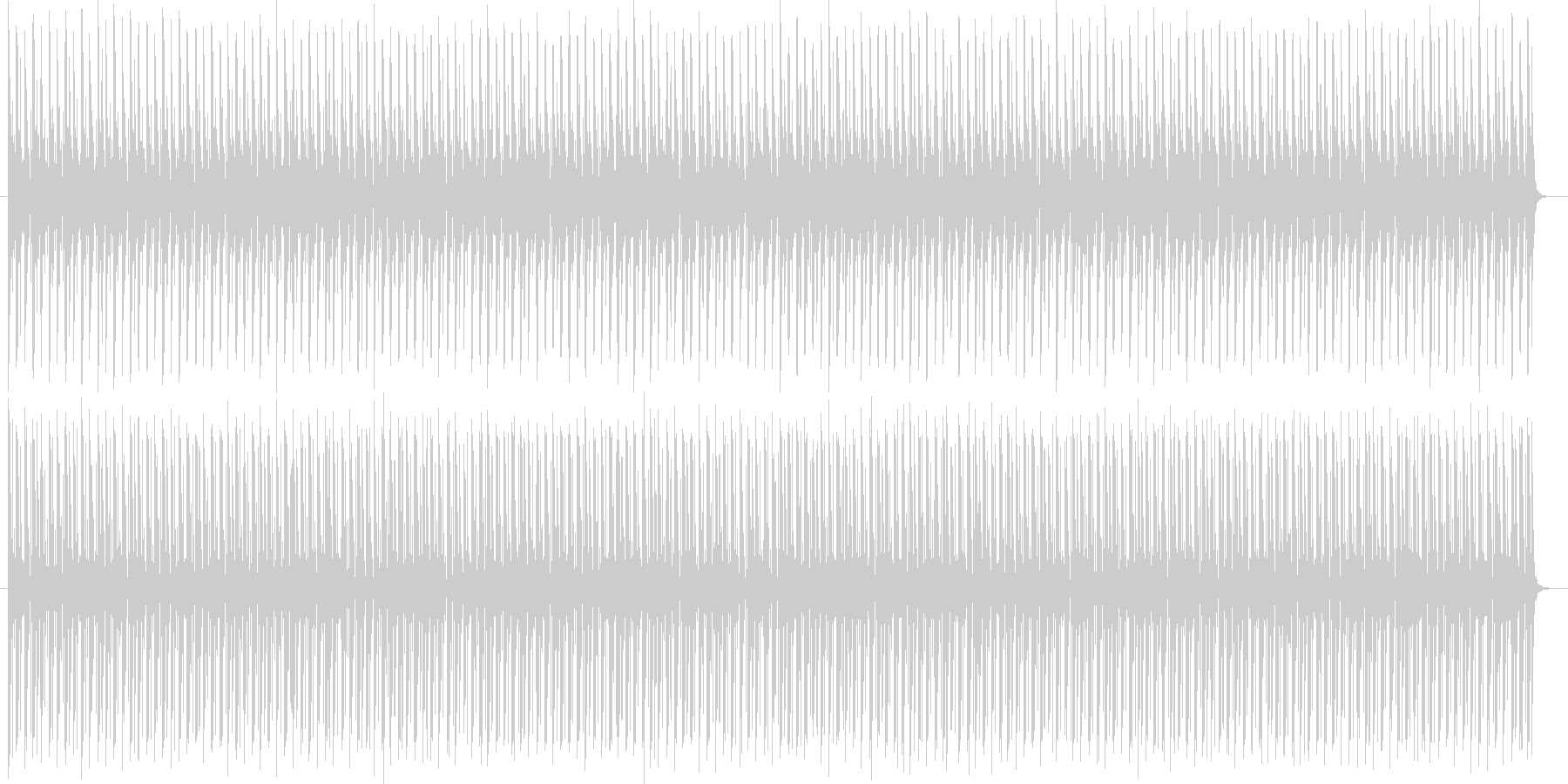コンガのリズムBGM テンポ100ですの未再生の波形