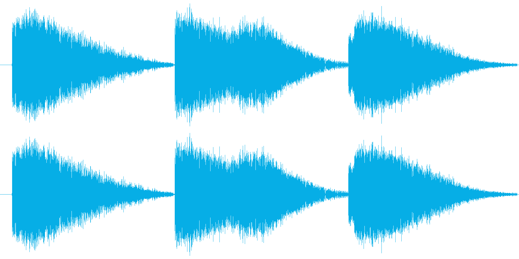 ぴしゃーん。低めの雷の音その1です。落…の再生済みの波形