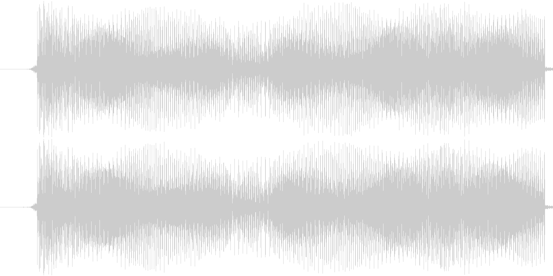 【電子音/決定キャンセル/ビー/E】の未再生の波形