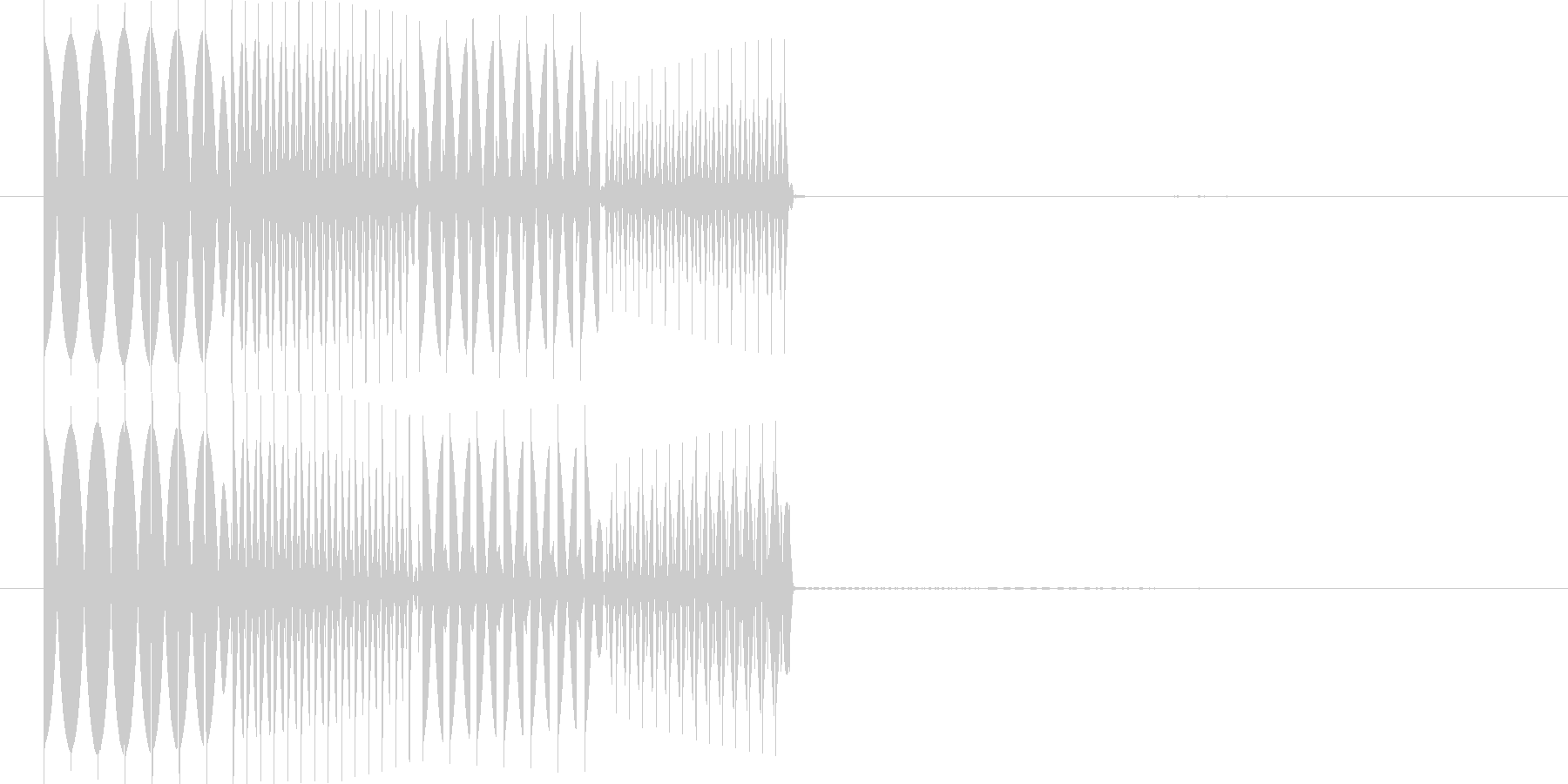 ピコピコ(エラー・アラート音 低音2)の未再生の波形