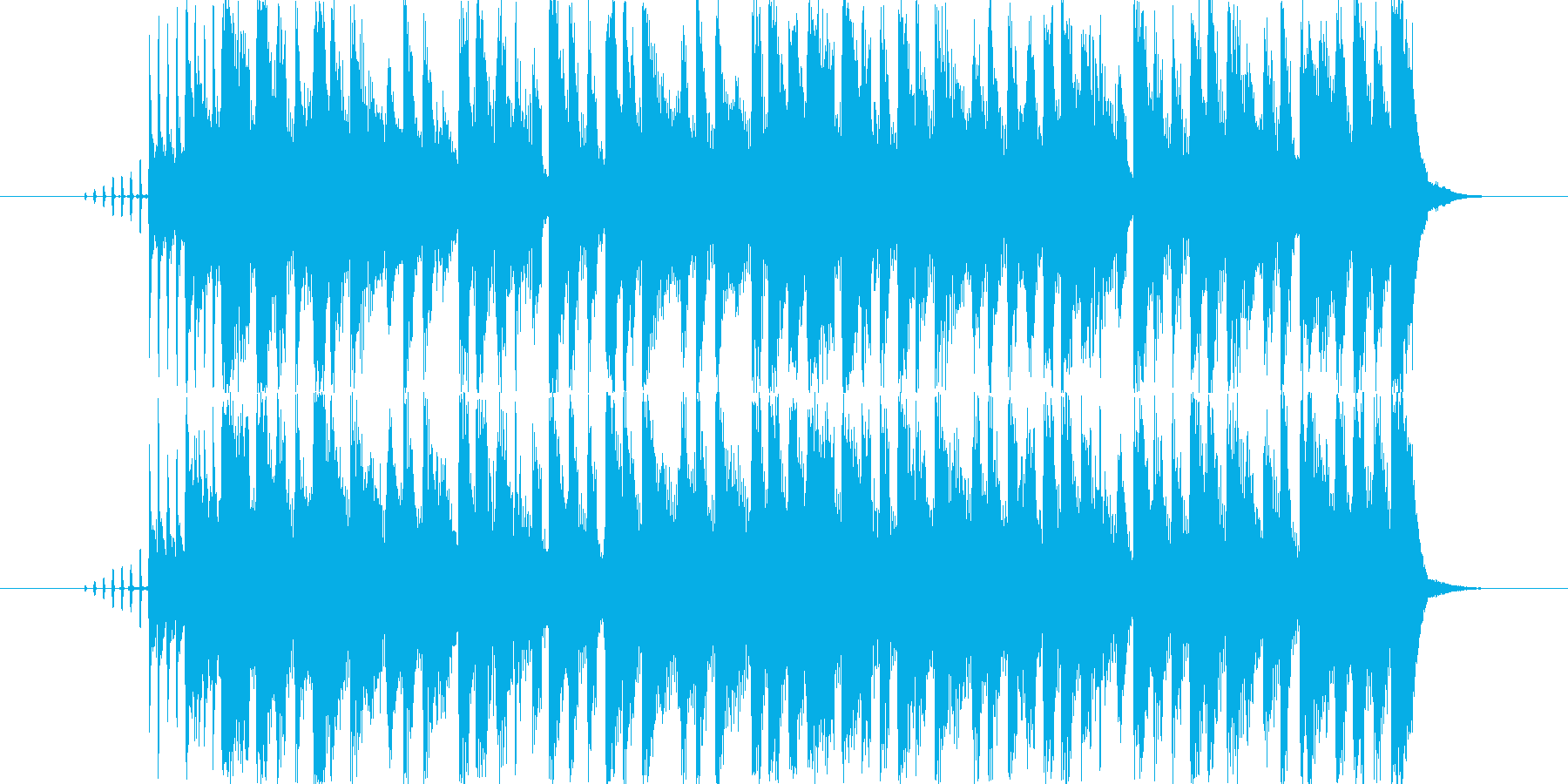 アニメの次回予告を想定した楽曲です。の再生済みの波形
