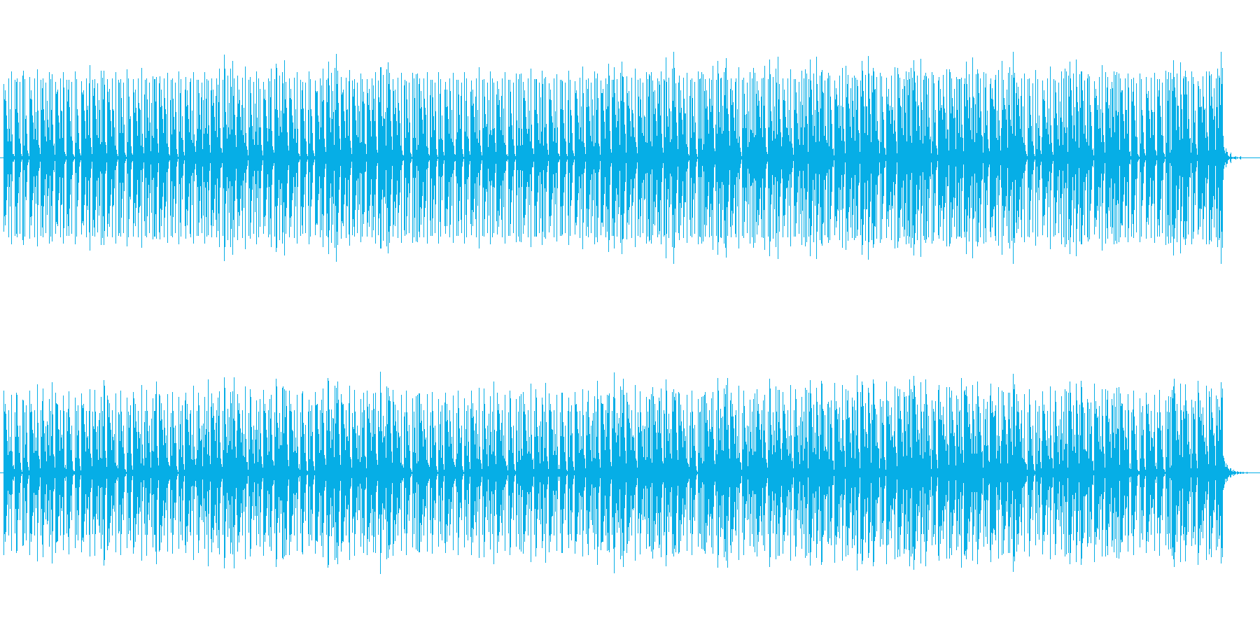 ほのぼのした雰囲気の民族音楽の再生済みの波形