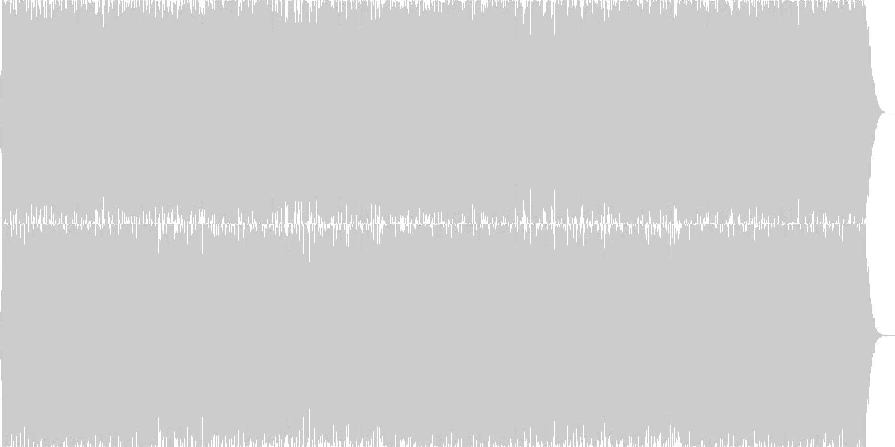 ダークファンタジーオーケストラ戦闘曲9の未再生の波形