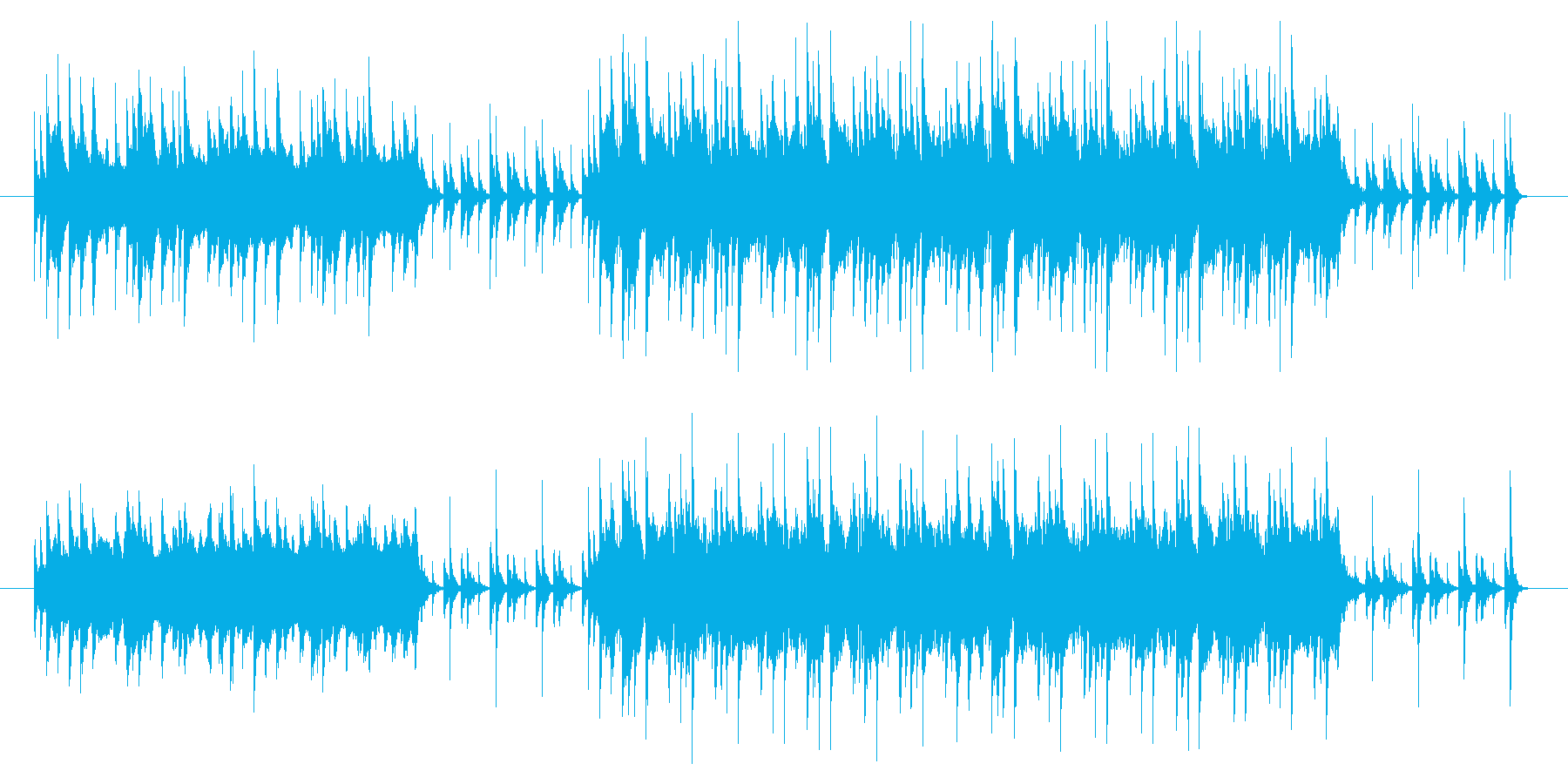 琴、ストリングを使用した和風な楽曲です。の再生済みの波形