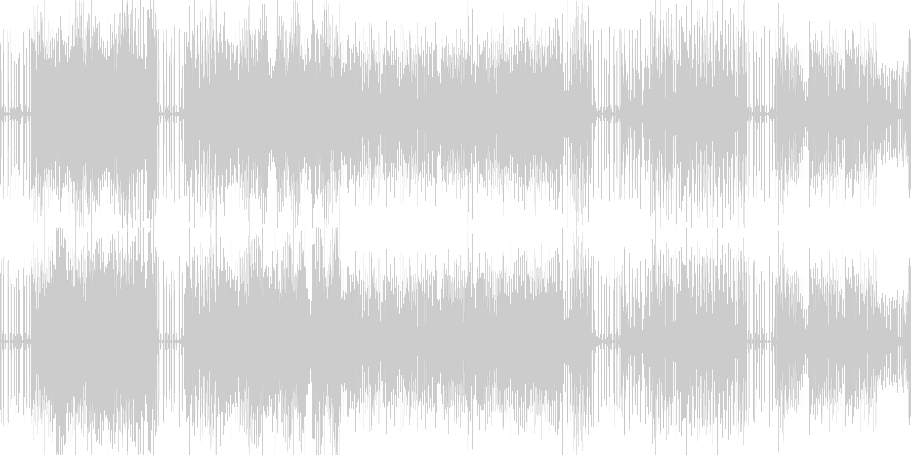 テクノな音楽でサイエンス的の未再生の波形